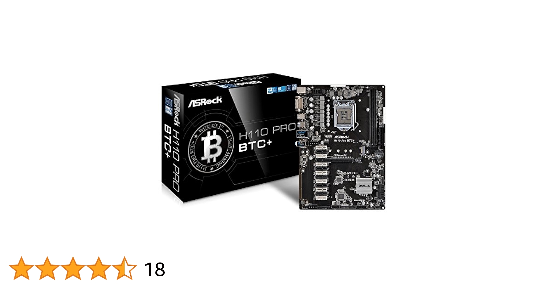 ASRock H110 Pro BTC+ マザーボード　マイニングセット Amazon | ASRock H110 Pro BTC+ 13GPUマイニングマザーボード